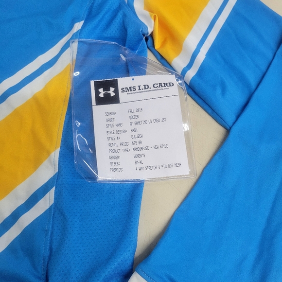 Under Armour ID UCLA Bruins Soccer Game Time Jersey Loose Fit Women's M - Picture 4 of 5